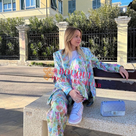 BLOGGERS FAV ZARA FLORAL PRINTED BLAZER - Picture 16 of 16